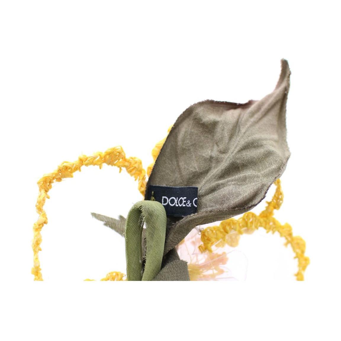 Dolce & Gabbana Floral Transparent HANDMADE Brooch 1% Cellulosa,1% FE,1728,37% Silk,67345645728,Accessories,Blue,Broches - Jewellery - Accessories,Brooches - Women - Jewelry,Category - Jewellery,Dolce & Gabbana,Jewellery - Accessories,Jewelry,Material: 21