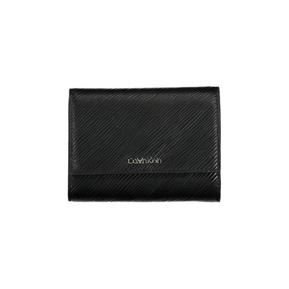 Calvin Klein Black Polyurethane Women Wallet
