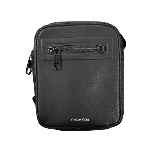 Calvin Klein Black Polyester Men's Shoulder Bag