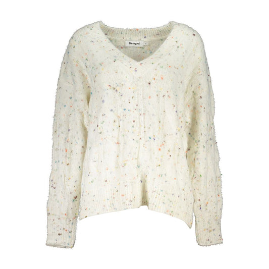 Desigual White Acrylic Women Sweater