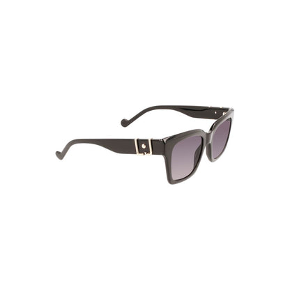 Liu Jo Black Acetate Women Sunglasses