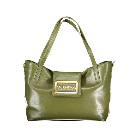 Mario Valentino Verde Polyurethane Women's Bag with Adjustable Strap