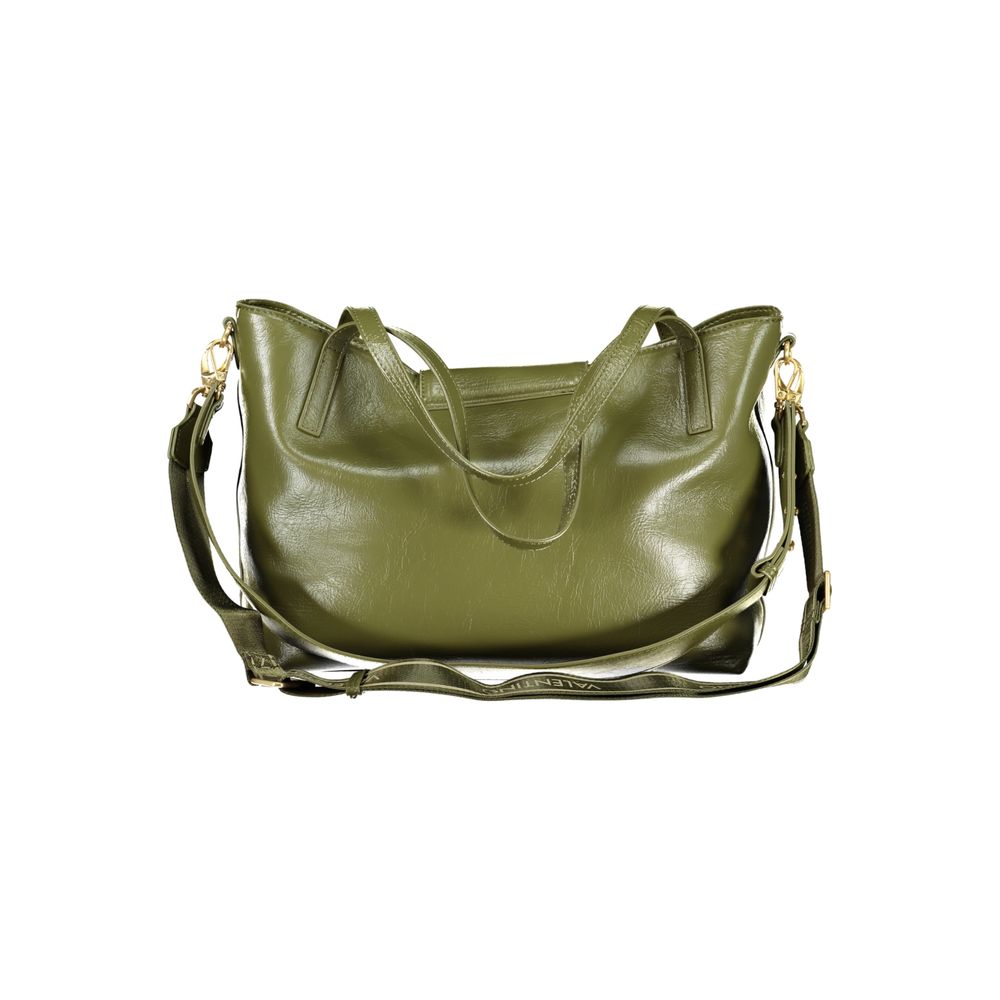 Mario Valentino Verde Polyurethane Women's Bag with Adjustable Strap