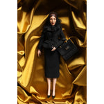 Dolce & Gabbana Black Dress Ceramic Porcelain Fashion Leather Sicily Dolls SMY11081