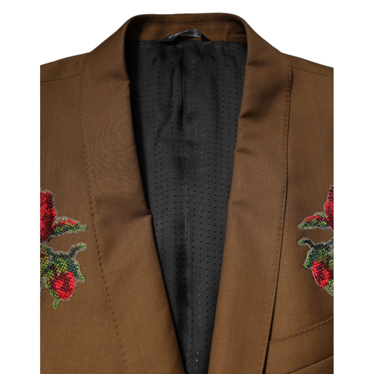 Dolce & Gabbana Brown MARTINI Single Breasted Coat Blazer KOS2355-56