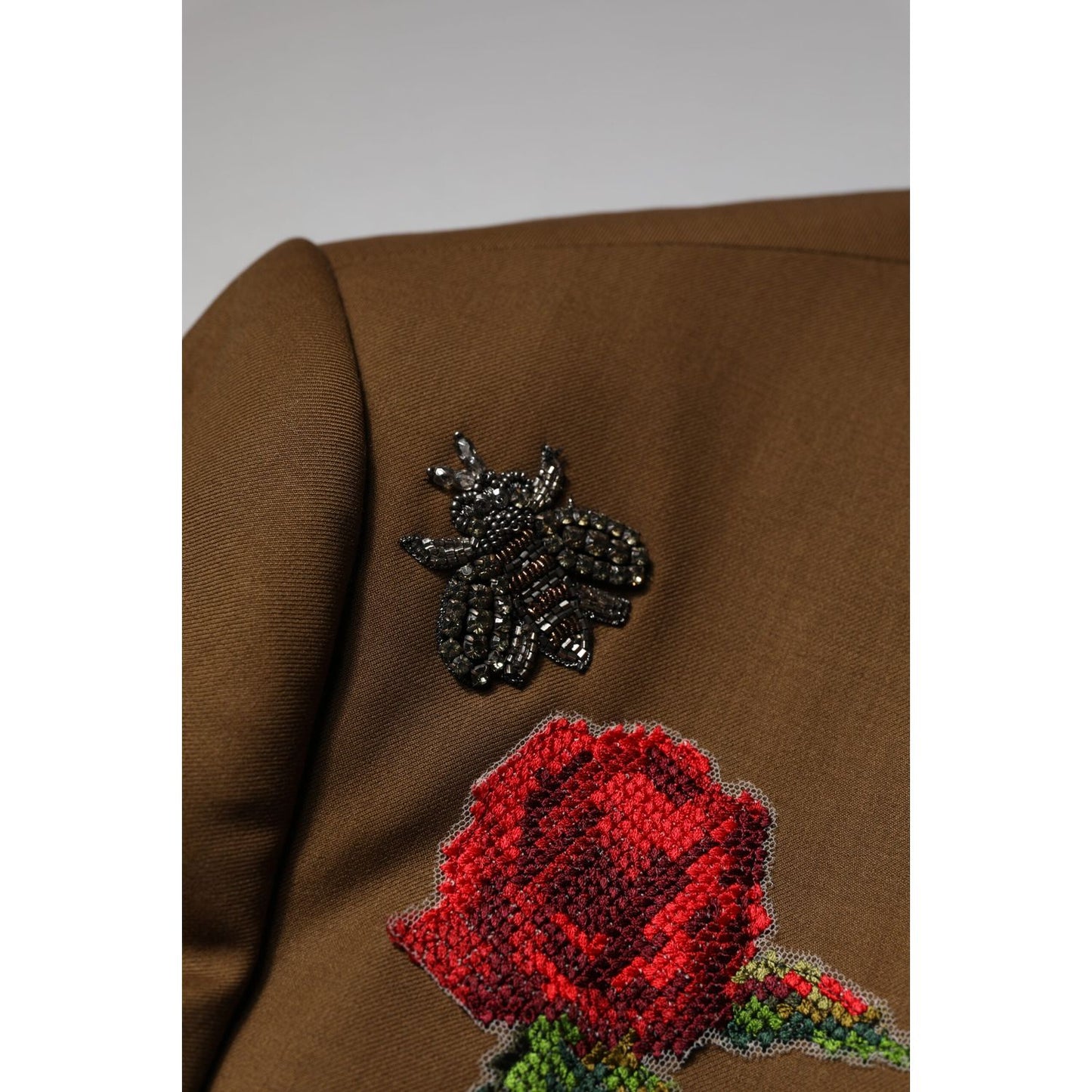Dolce & Gabbana Brown MARTINI Single Breasted Coat Blazer KOS2355-56