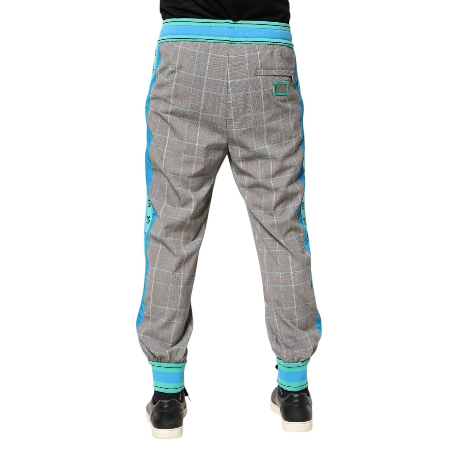 Dolce & Gabbana Multicolor Cotton Men Jogger Sweatpants Pants PAN76270-46
