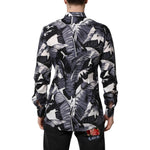 Dolce & Gabbana Multicolor GOLD Cotton Banana Leaf Print Shirt TSH90444-41