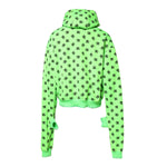 Dolce & Gabbana Green Polyester DGLogo Print Hooded Sweater TSH90265-52