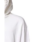 Dolce & Gabbana White Embossed Logo Hooded Sweatshirt Sweater TSH90269-50