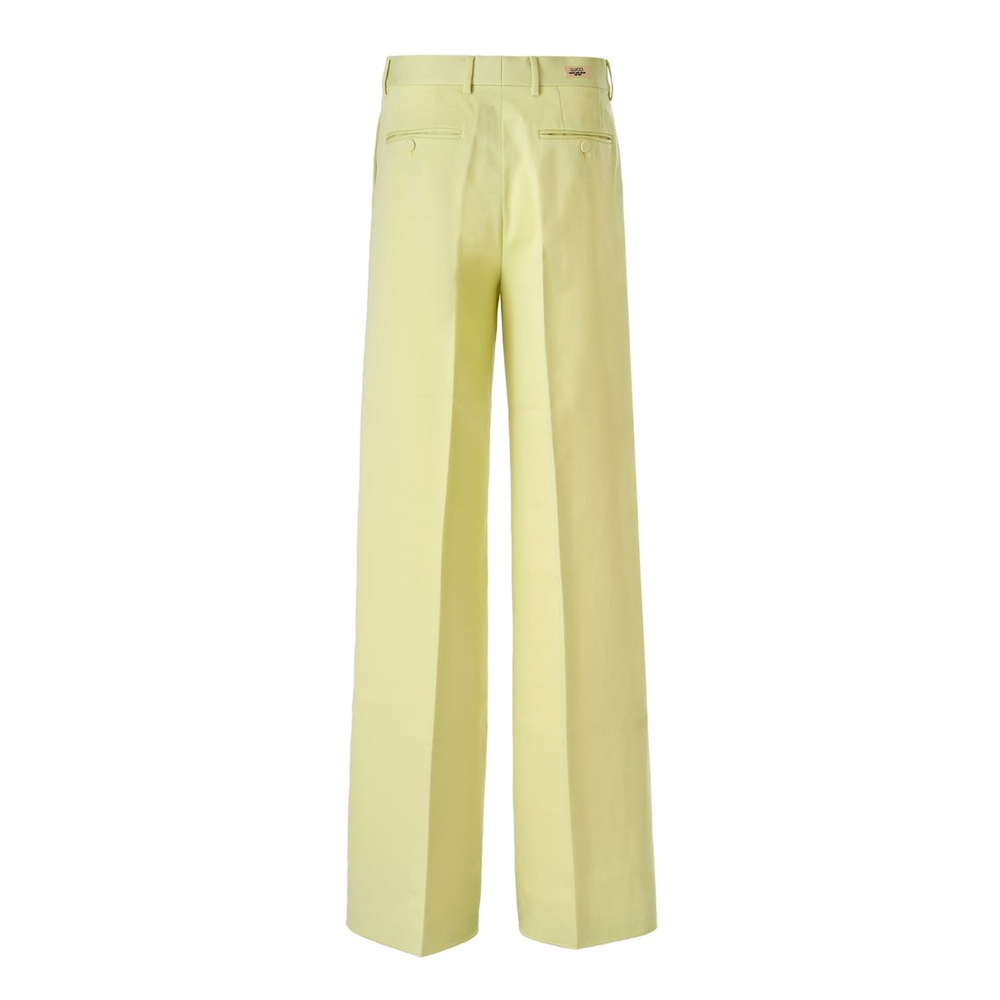 Gucci Lime Yellow Polyester Pants
