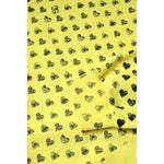 Dolce & Gabbana Yellow Heart Crew Neck Men Pullover Sweater