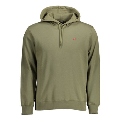 Napapijri Verde Cotton Men Sweatshirt
