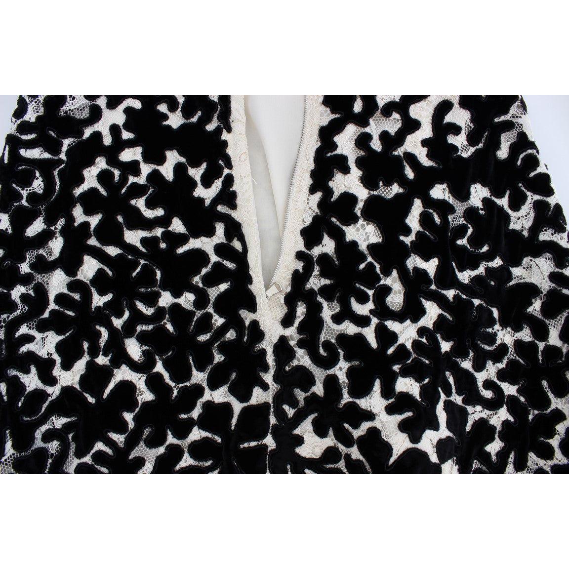 Dolce & Gabbana Floral Lace Ricamo Long Ball Maxi Dress Dolce & Gabbana