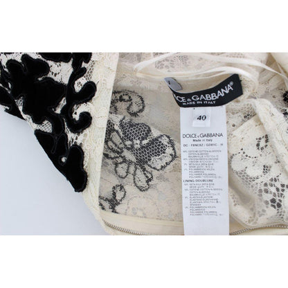 Dolce & Gabbana Floral Lace Ricamo Long Ball Maxi Dress Dolce & Gabbana