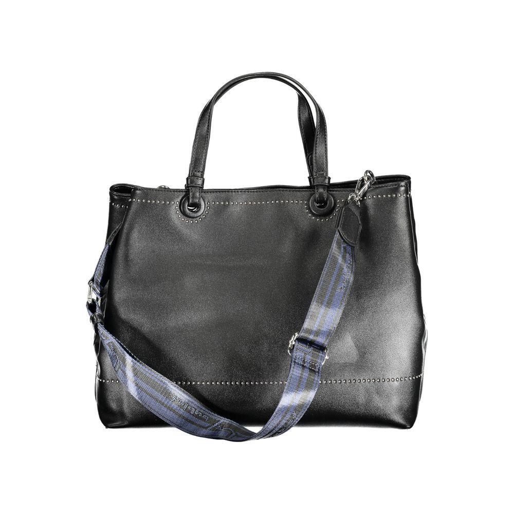 BYBLOS Black Polyethylene Women Handbag BY-17114