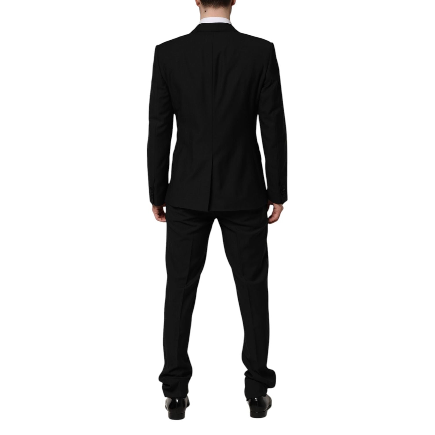 Dolce & Gabbana Black MARTINI Crystal Embellished 3 Pc Suit