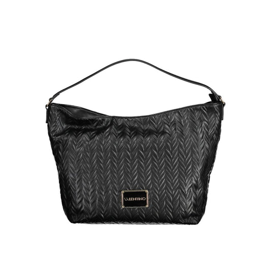 Mario Valentino Black Polyurethane Women's Bag