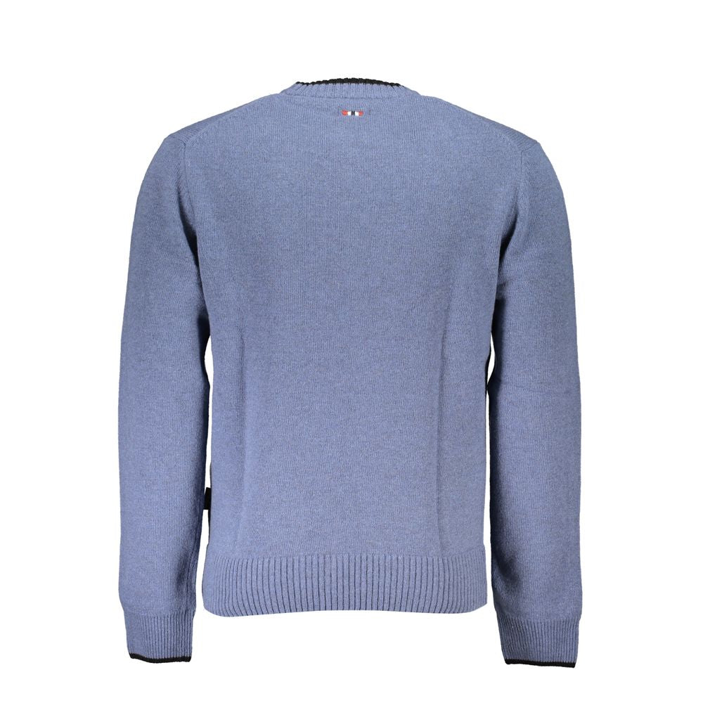 Napapijri Blue Tessuto Men Sweater