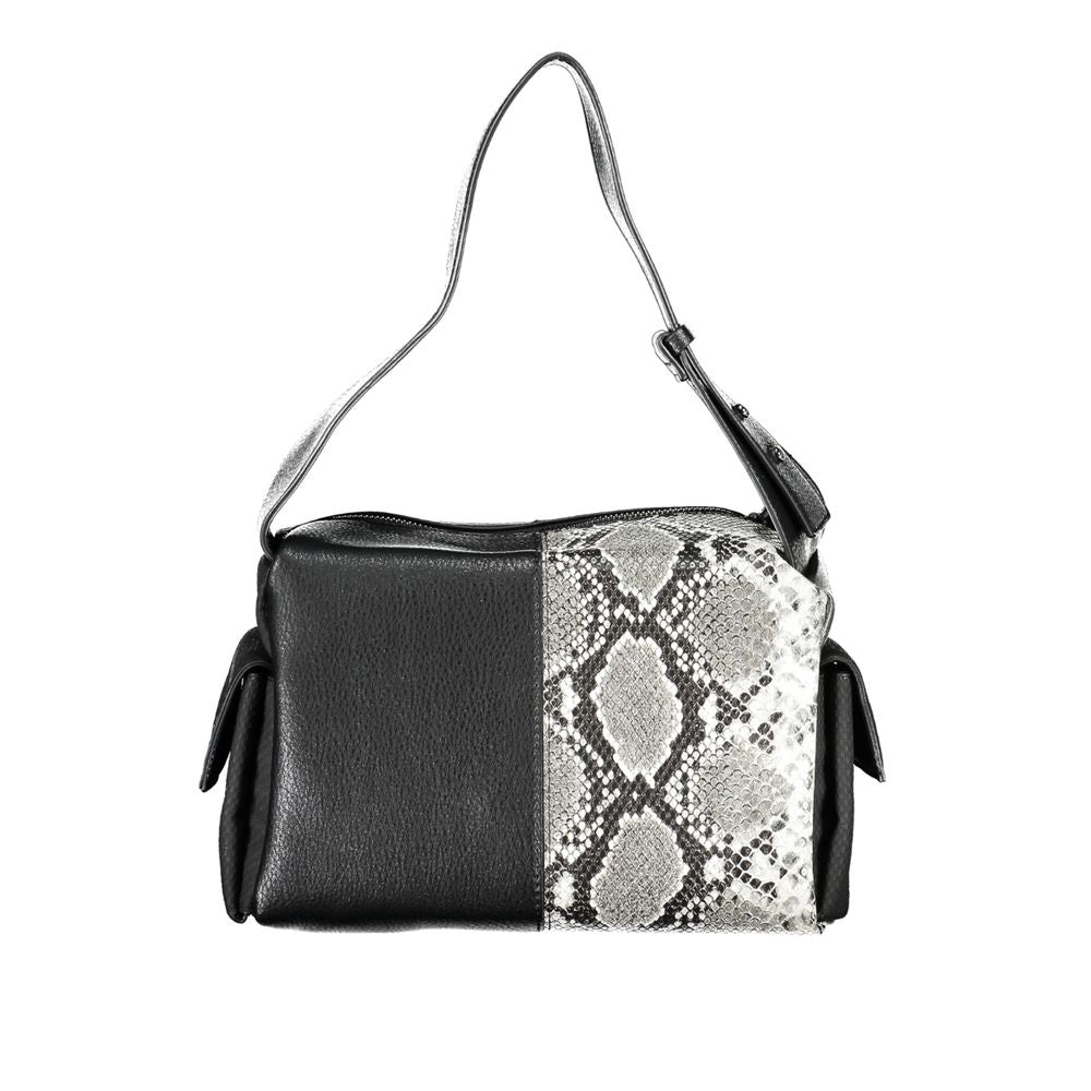 Desigual Nero Poliuretano Women Handbag