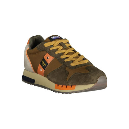 Blauer Brown Polyester Athletic Sneakers Blauer