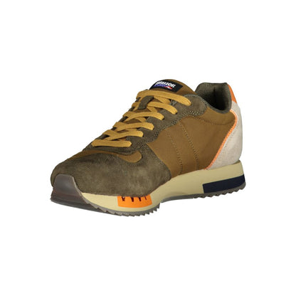 Blauer Brown Polyester Athletic Sneakers Blauer