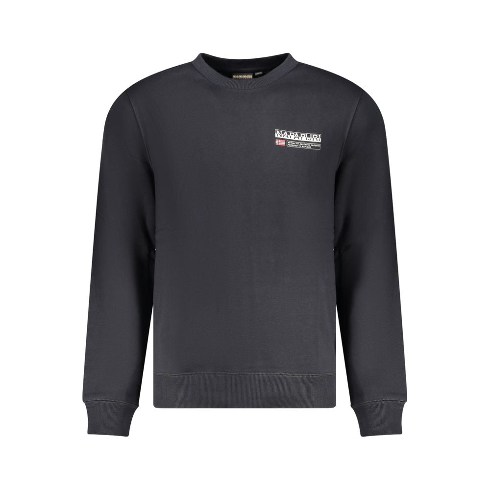 Napapijri Black Cotton Mens Sweatshirt