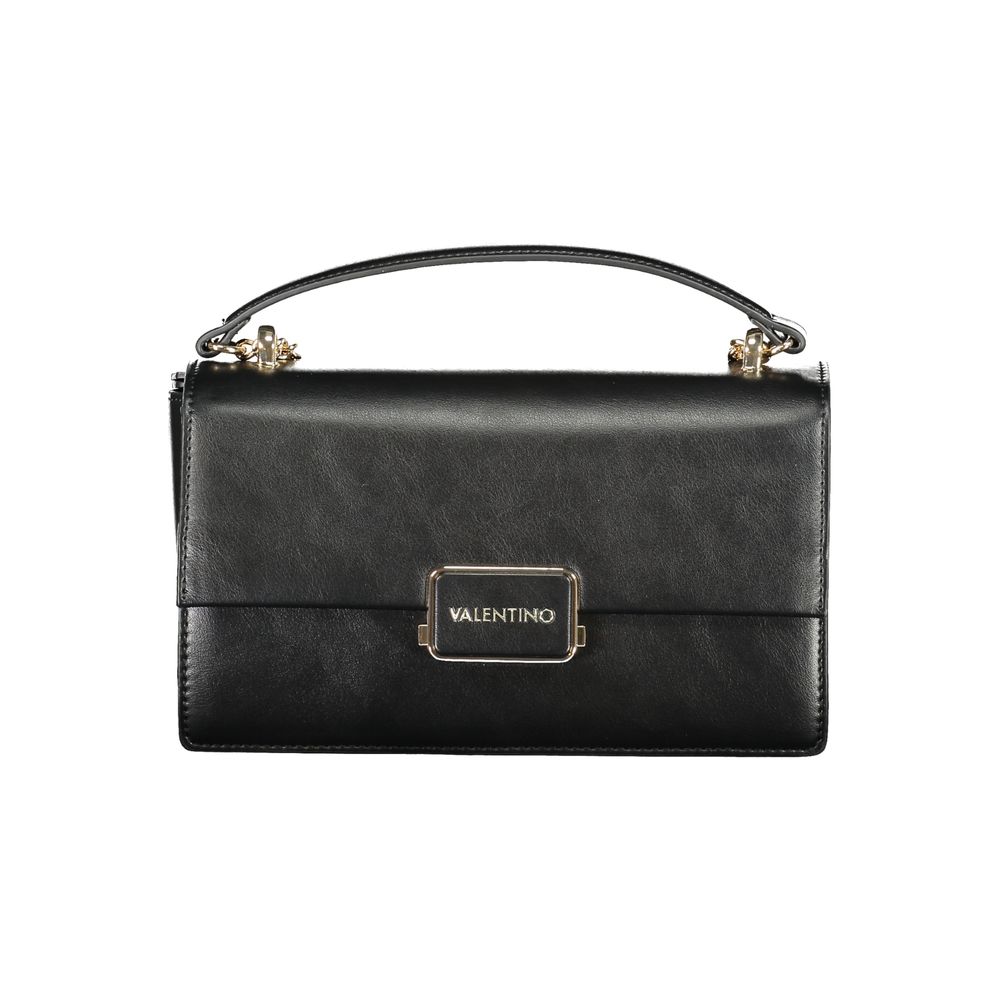 Mario Valentino Black Polyurethane Women Shoulder Bag