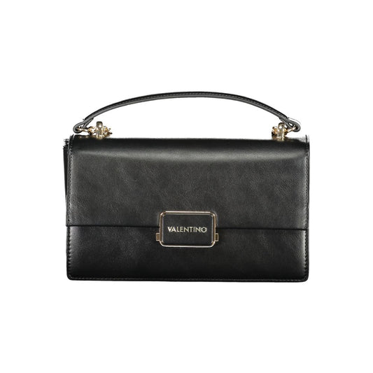 Mario Valentino Black Polyurethane Women Shoulder Bag