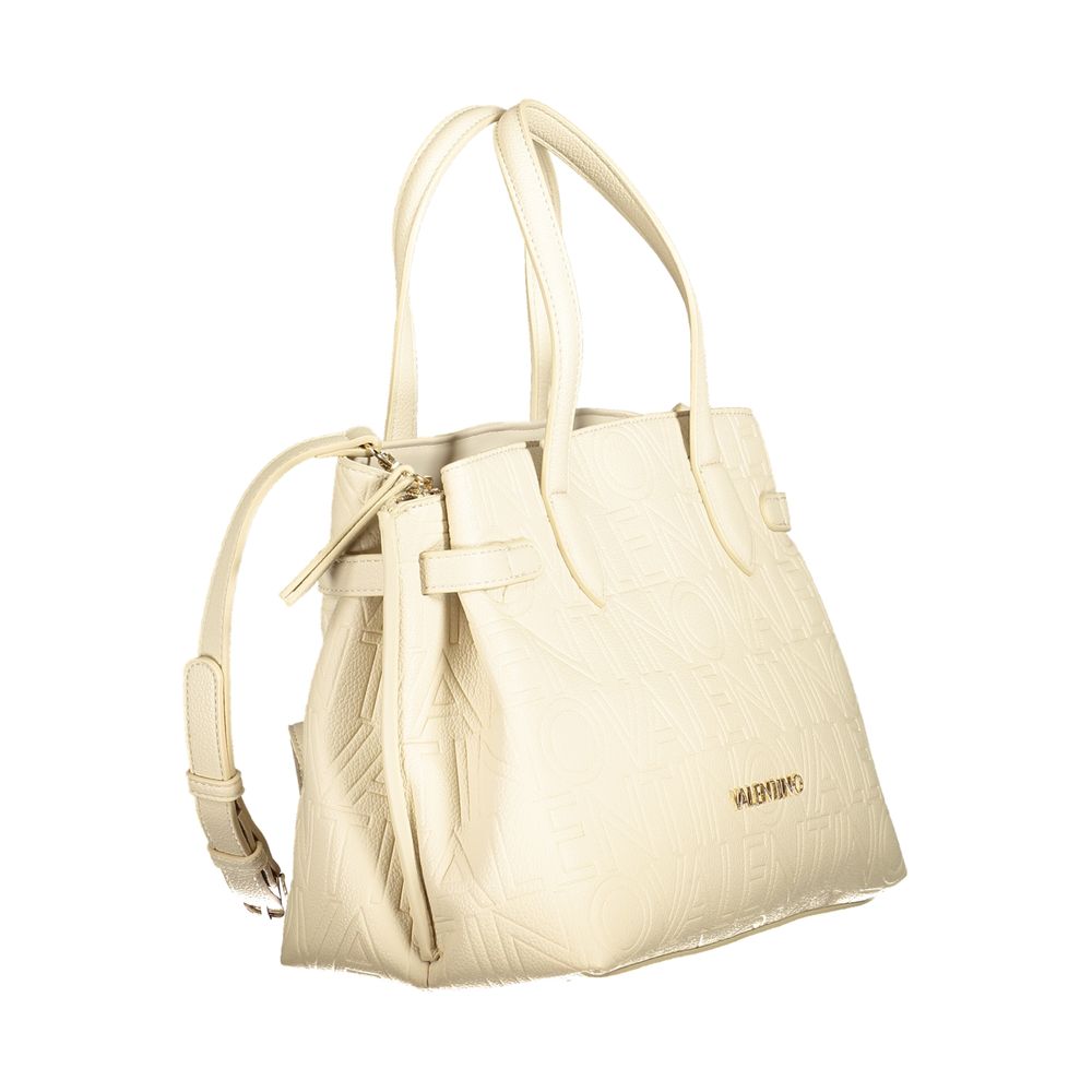 Mario Valentino Beige Polyethylene Women Handbag