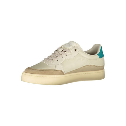 Calvin Klein Beige Polyester Athletic Sneakers Calvin Klein
