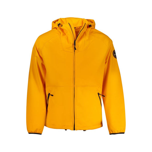 Napapijri Orange Polyester Shell Jacket Napapijri
