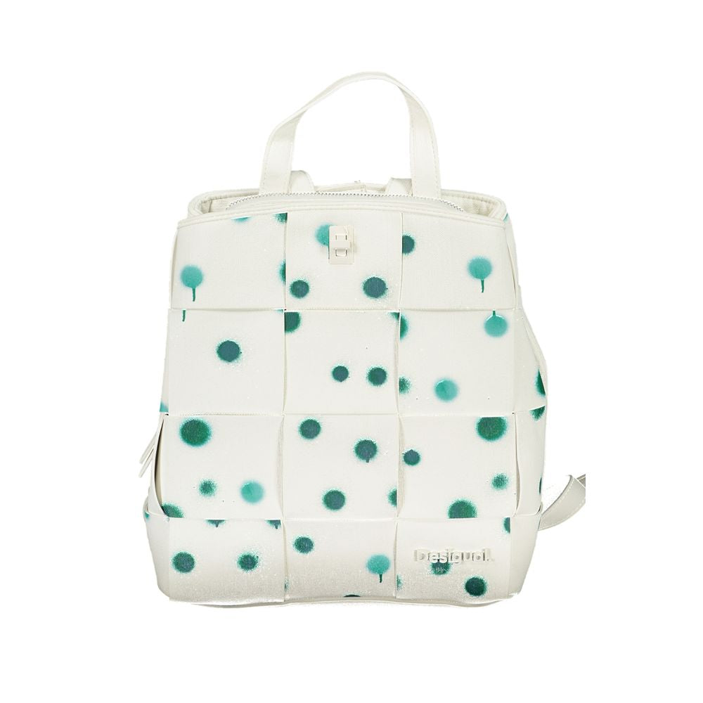 Desigual White Polyurethane Women's Backpack