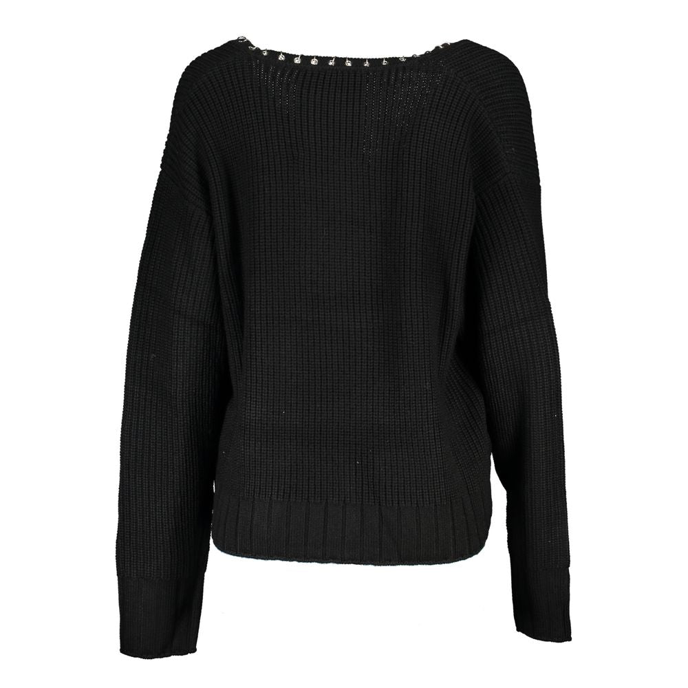 Patrizia Pepe Black Tessuto Women Sweater