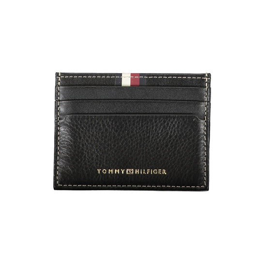 Tommy Hilfiger Nero Leather Mens Wallet Holder
