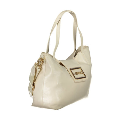 Mario Valentino Beige Polyurethane Women Handbag
