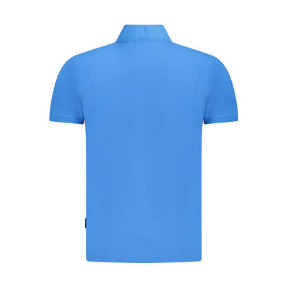 Napapijri Blue Cotton Men Polo