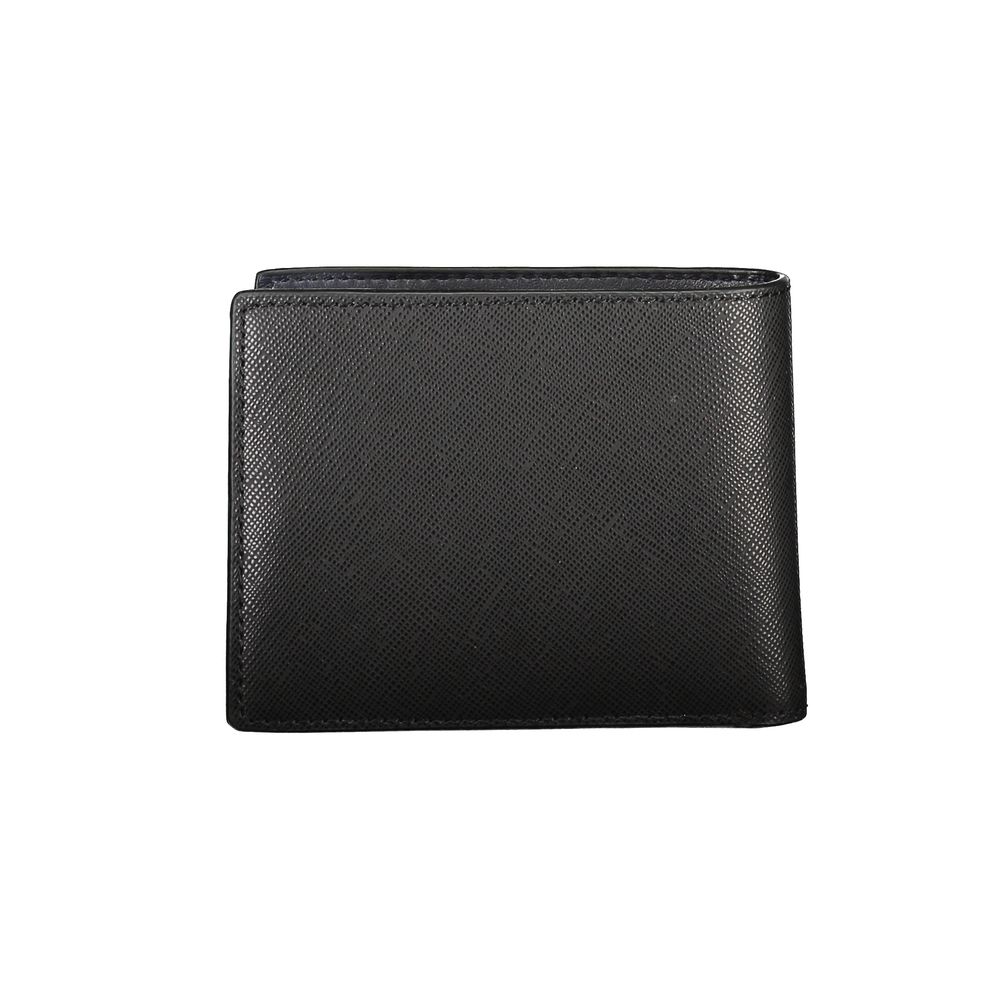 Tommy Hilfiger Black Leather Men Wallet