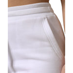 Dolce & Gabbana White Cotton Stretch Jogger Sweatpants Pants PAN76511-40
