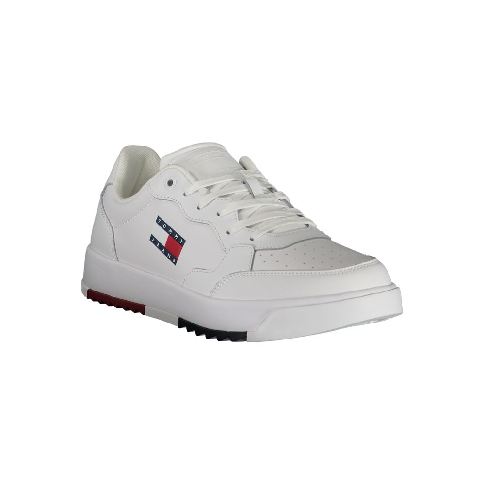 Tommy Hilfiger White Polyester Athletic Sneakers Tommy Hilfiger
