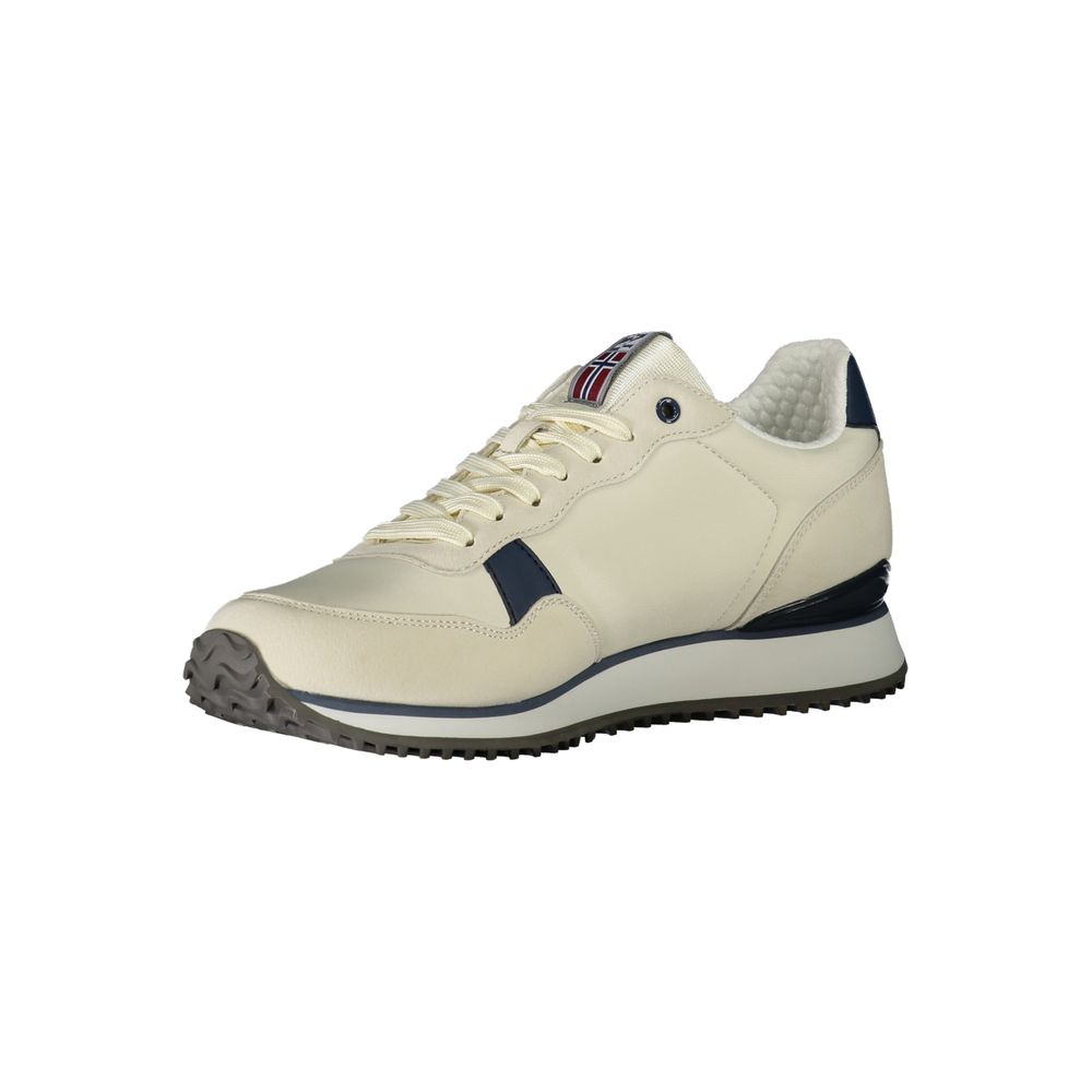 Napapijri White Polyester Athletic Sneakers Napapijri