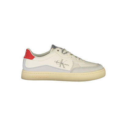 Calvin Klein White Polyester Athletic Sneakers Calvin Klein