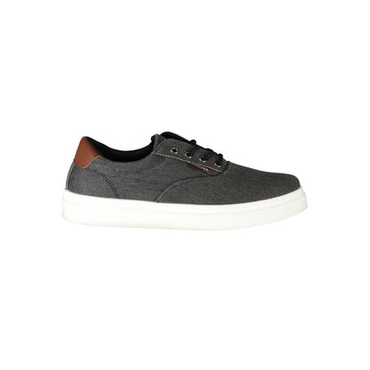 Carrera Black Polyurethane Men Sneaker