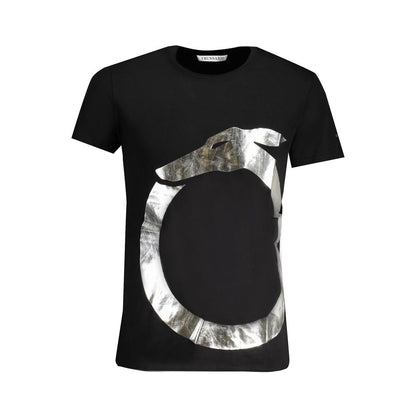 Trussardi Black Cotton Men T-Shirt