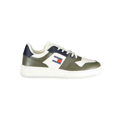 Tommy Hilfiger Green Polyester Athletic Sneakers Tommy Hilfiger