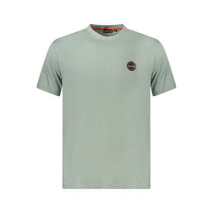 Napapijri Green Cotton Men T-Shirt