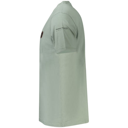 Napapijri Green Cotton Men T-Shirt