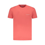 Trussardi Pink Cotton Men T-Shirt TR-36618-M