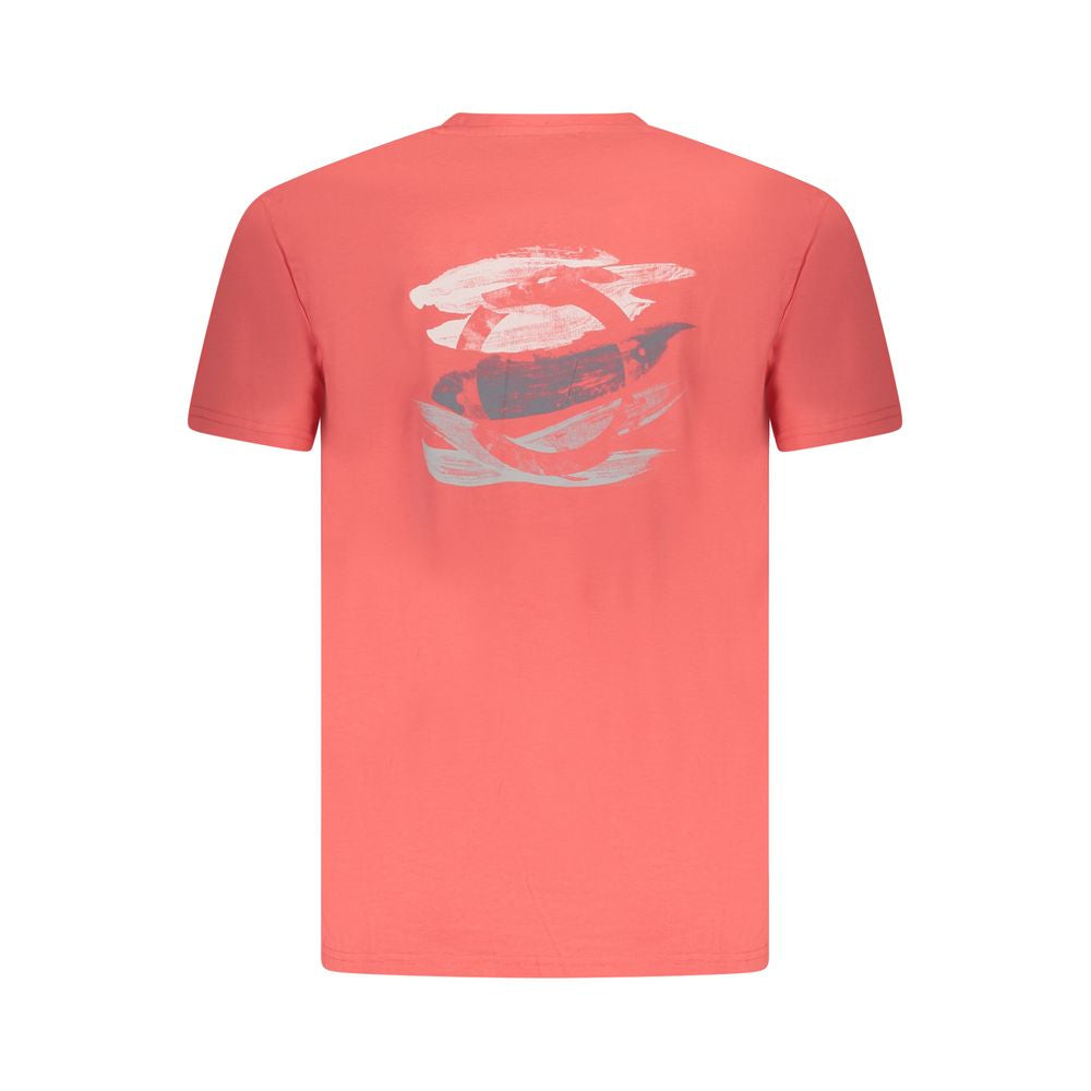 Trussardi Pink Cotton Men T-Shirt TR-36618-M