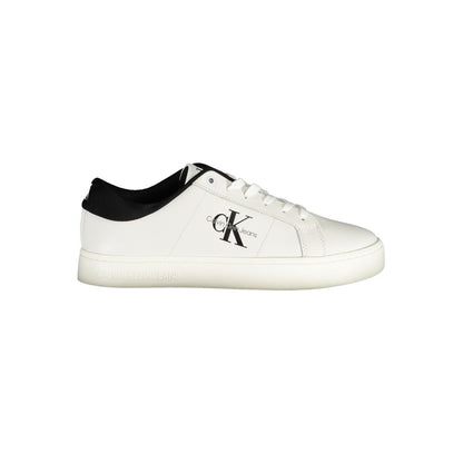 Calvin Klein Bianco Polyurethane Men Sneaker